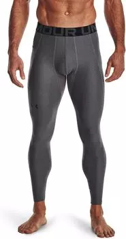 Брюки Heatgear Armour Leggings Under Armour, цвет Carbon Heather/Black