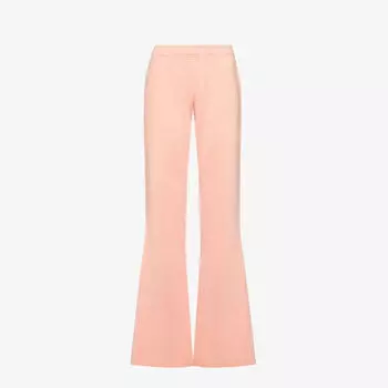 Брюки Heavy Flare с необработанными манжетами из органического хлопка Entire Studios, розовый