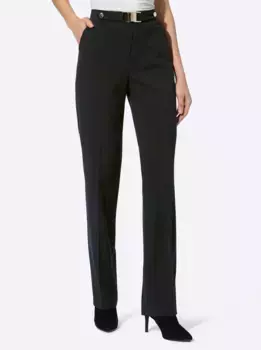 Брюки Heine со складками, черный