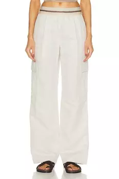 Брюки Helmut Lang Cargo, слоновая кость
