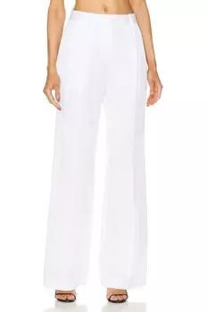Брюки Helmut Lang Pleated, цвет Optic White