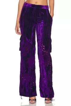 Брюки HEMANT AND NANDITA Cargo, фиолетовый