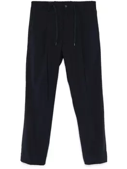 Брюки Herno из хлопка, синий