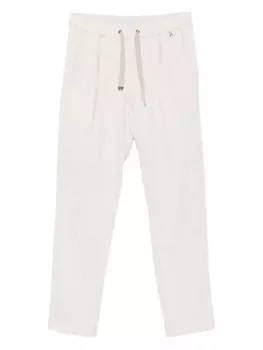 Брюки Herno Resort со складками и завязками, нейтральный