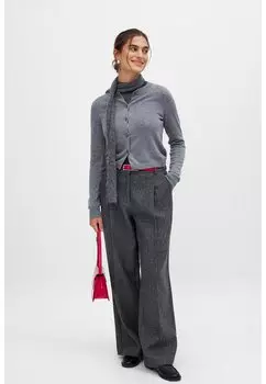 Брюки HERRINGBONE NA-KD, серый