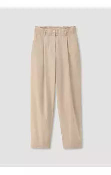 Брюки Hessnatur Paperbag Hose, песочный