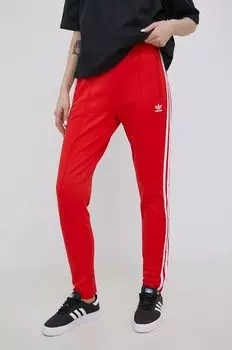 Брюки HF1992 adidas Originals, красный