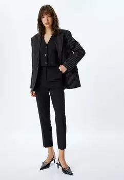 Брюки HIGH RISE Koton, черный