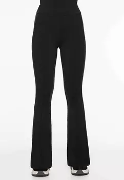 Брюки HIGH-RISE WARM FLARE OYSHO, черный