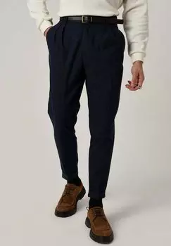 Брюки High Waist And Belted Antioch, цвет dark navy