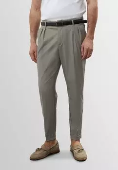 Брюки High Waist And Belted Antioch, цвет ecru patterned