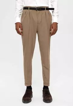 Брюки HIGH WAIST AND BELTED Antioch, цвет camel