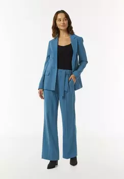 Брюки HIGH WAIST comma, синий