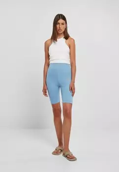 Брюки HIGH WAIST CYCLE, Leggings Urban Classics, светло-голубой