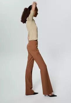 Брюки HIGH WAIST FLARE Rue les crateurs, коричневый