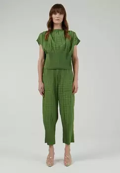 Брюки HIGH WAIST Leem, оливковый