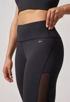 Брюки HIGH WAIST, Leggings SNOCKS, черный