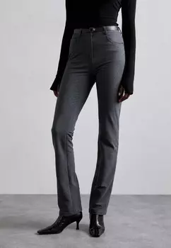 Брюки HIGH WAIST Norma Kamali, серый