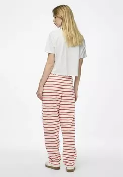 Брюки HIGH WAIST Pieces, красный