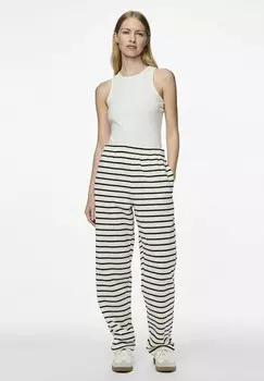 Брюки HIGH WAIST Pieces, кремовый