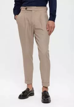 Брюки High Waist Pleated Antioch, бежевый