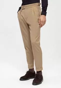 Брюки High Waist Pleated Antioch, верблюжий