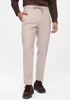 Брюки High Waist Relax Fit Antioch, бежевые
