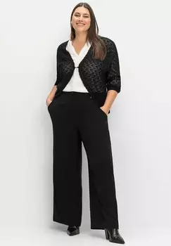 Брюки HIGH-WAIST Sheego, черный