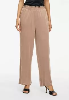 Брюки HIGH WAIST VILA, серый