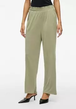 Брюки HIGH WAIST VILA, зеленый