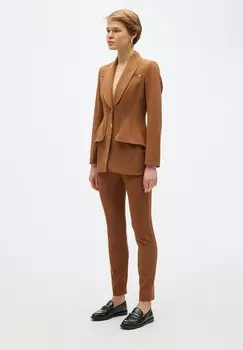 Брюки HIGH WAIST WITH STITCH DETAIL Rue les crateurs, коричневый