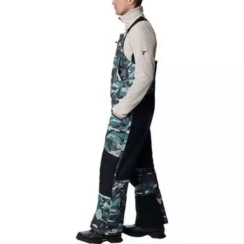 Брюки Highland Summit Bib мужские Columbia, цвет Metal Geoglacial Print/Black