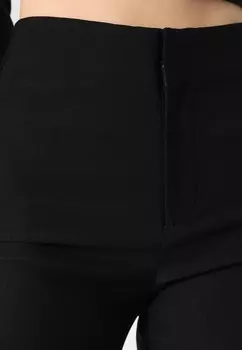 Брюки HIGHWAIST SLIM TROUSERS Gina Tricot, черный