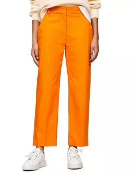 Брюки hilfiger pantalone chino slim fit Tommy, оранжевый