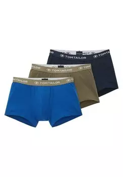 Брюки HIP 3-ER PACK SET TOM TAILOR, цвет Mottled Royal Blue