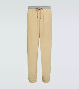 Брюки hlaup из смесового хлопка Ranra, желтый