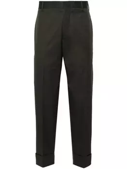 Брюки хлопковые на заказ PT Torino, зеленые