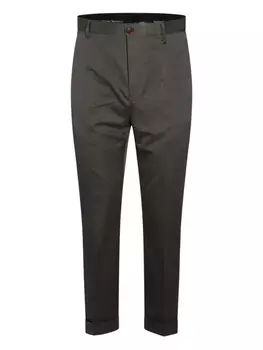 Брюки хлопковые строгие Vivienne Westwood, серый