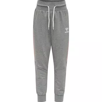 Брюки Hmlonny для девочек Athleisure Брюки из органического хлопка с переработанным полиэстером HUMMEL, цвет grau