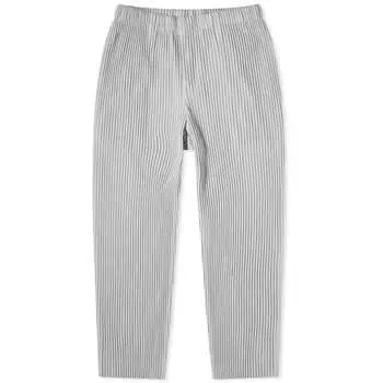 Брюки Homme Pliss Issey Miyake Pleated Straight Leg Pant, светло-серый