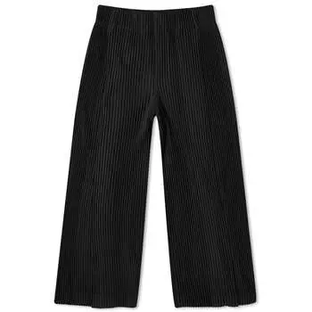 Брюки Homme Pliss Issey Miyake Pleated Wide Leg, черный