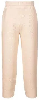 Брюки Homme Pliss Issey Miyake Rustic Knit Pants 'Light Pink', розовый
