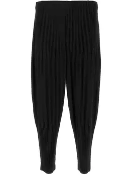 Брюки Homme Pliss Issey Miyake с плиссированным эффектом, черный