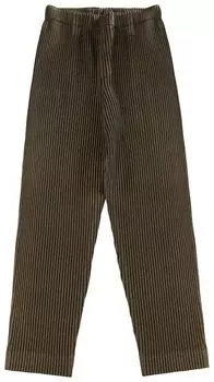 Брюки Homme Pliss Issey Miyake Wool Like Light Pant 'Khaki', коричневый