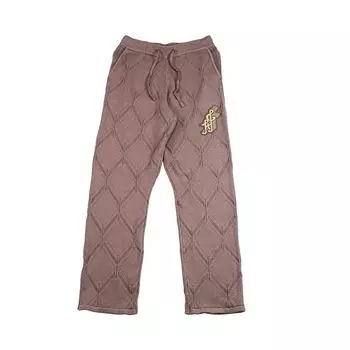 Брюки Honor The Gift Diamond Knit Pant Brown, коричневый