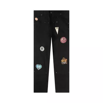 Брюки Honor The Gift Patch Carpenter Pant, черный