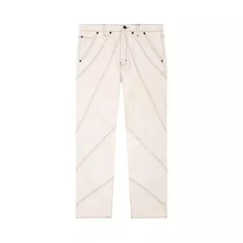 Брюки Honor The Gift Racing Panel Pant 'Bone', кремовый