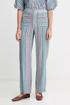 Брюки Hoss Intropia, бирюзовый