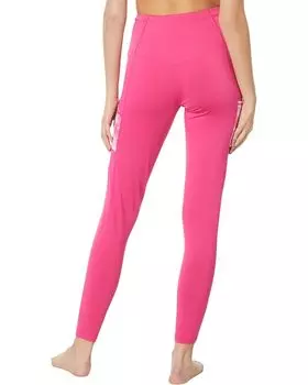 Брюки Hot Chillys Mec Pocket Print Tights, цвет Fuchsia Quartz