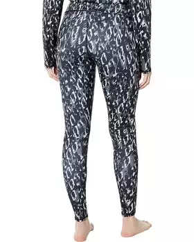 Брюки Hot Chillys Micro-Elite Chamois Printed Tights, цвет Black Painted Animal